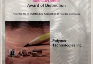 Award of Distinction Awarded for an Outstanding Application of Powder Metallurgy